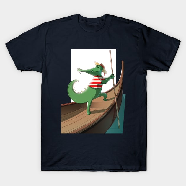 There are no crocodiles in Italy! T-Shirt by 3183martinat